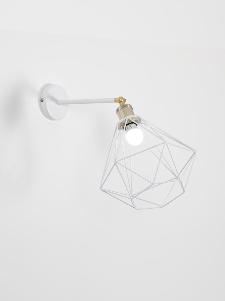 Framed wall lamp